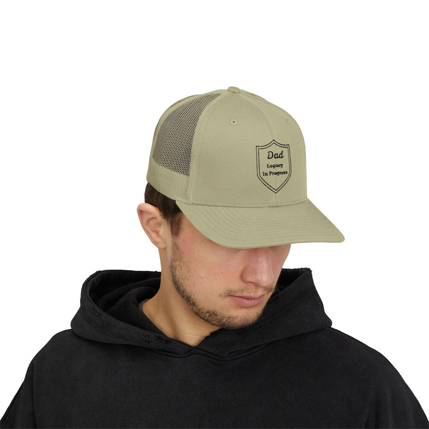 Dad – Legacy in Progress Snapback Trucker Hat | Modern Tribute to Timeless Fatherhood - Father's Day Gift, Outdoor Cap, Dad Hat, Casual Wear, Gift for Dad