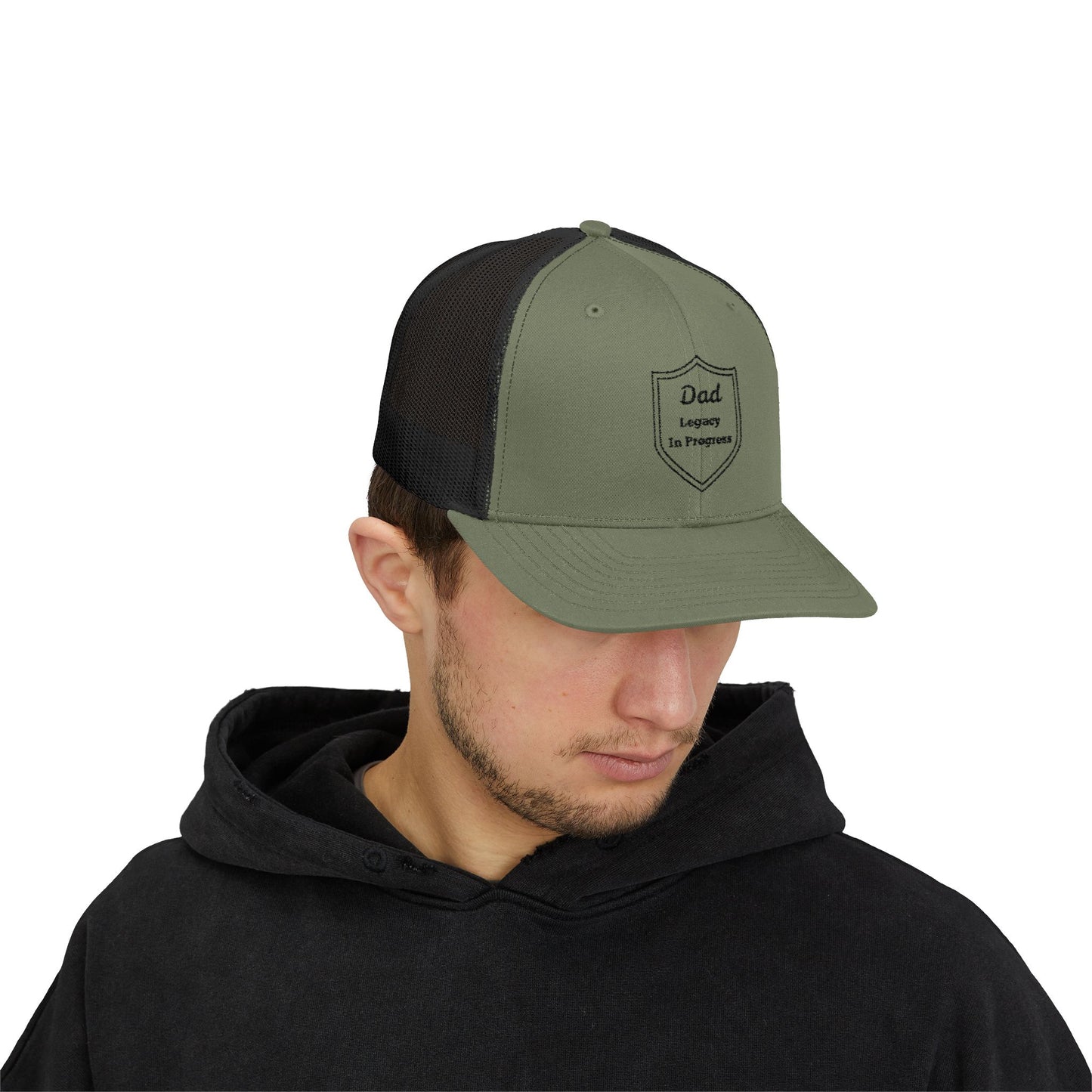 Dad – Legacy in Progress Snapback Trucker Hat | Modern Tribute to Timeless Fatherhood - Father's Day Gift, Outdoor Cap, Dad Hat, Casual Wear, Gift for Dad