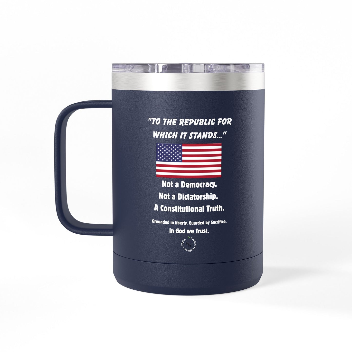 In God We Trust Travel Mug | Daily Reminder of the Republic & the Sacrifice Behind It