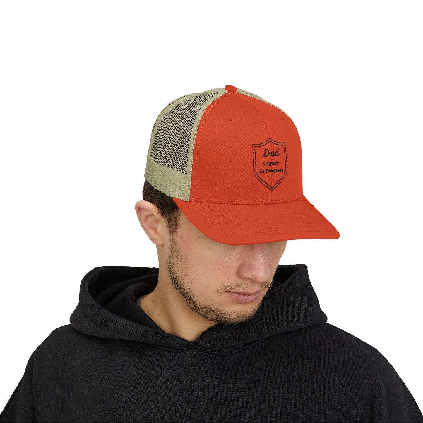 Dad – Legacy in Progress Snapback Trucker Hat | Modern Tribute to Timeless Fatherhood - Father's Day Gift, Outdoor Cap, Dad Hat, Casual Wear, Gift for Dad