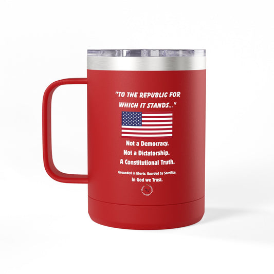 In God We Trust Travel Mug | Daily Reminder of the Republic & the Sacrifice Behind It
