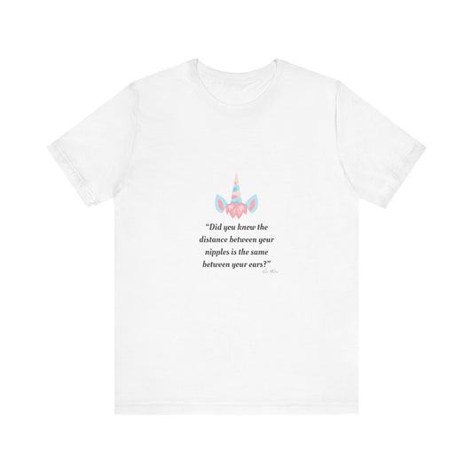 Cheeky Wisdom with a Twist - Touched & Empowered Edition- Quirky Unisex Jersey Short Sleeve Shirt