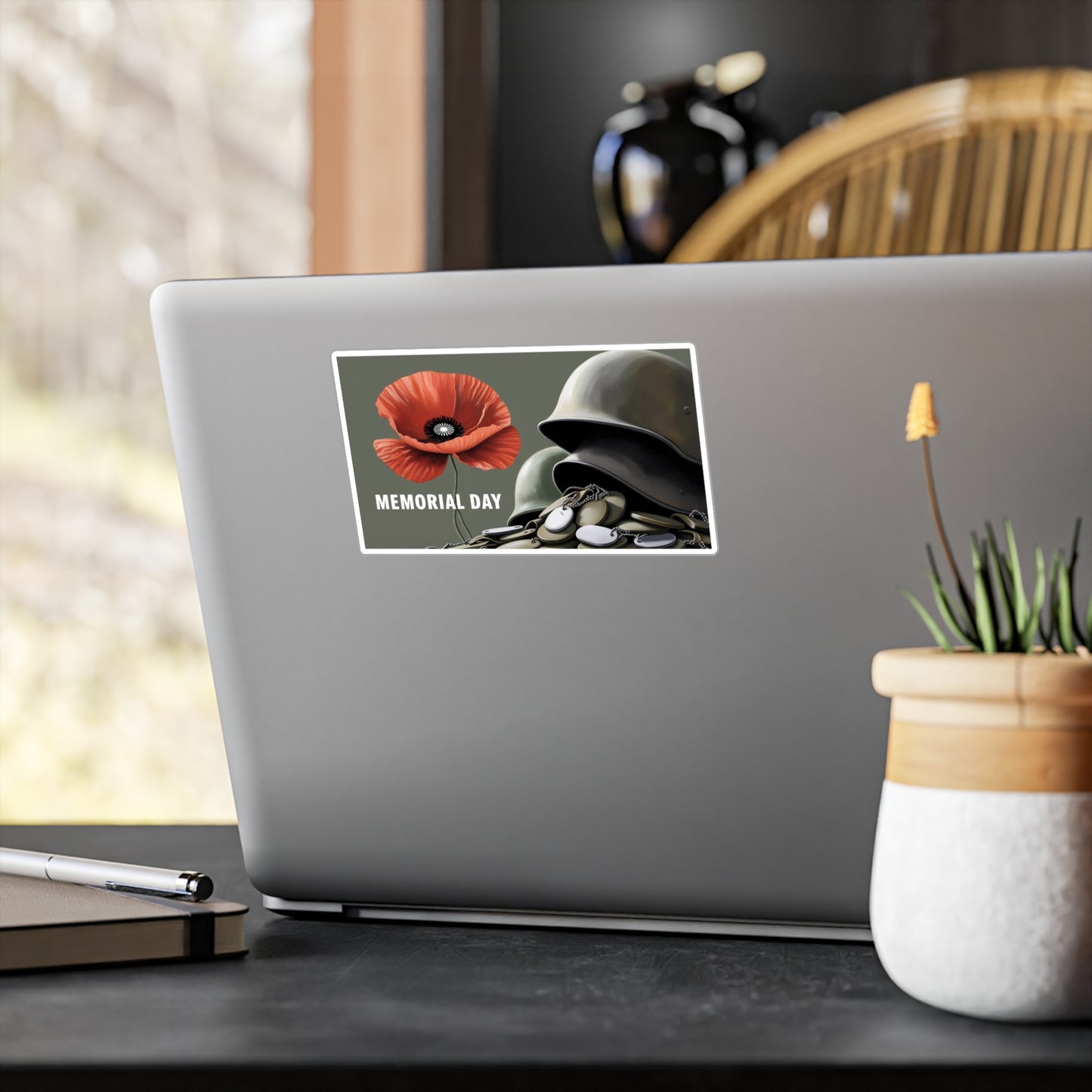 Memorial Day Kiss-Cut Vinyl Decal “A Price Was Paid” – Mindful Nuggets™ Tribute Series