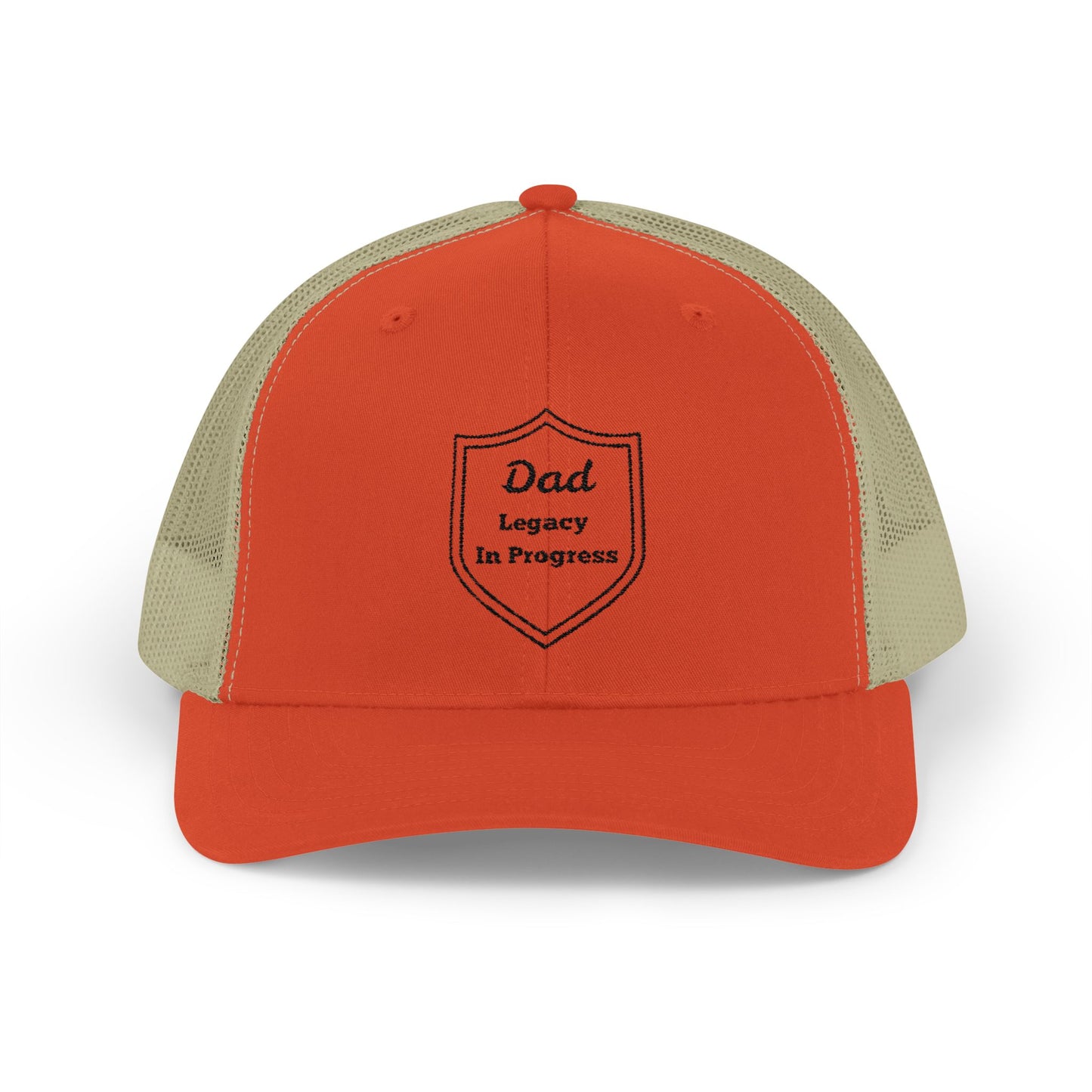 Dad – Legacy in Progress Snapback Trucker Hat | Modern Tribute to Timeless Fatherhood - Father's Day Gift, Outdoor Cap, Dad Hat, Casual Wear, Gift for Dad