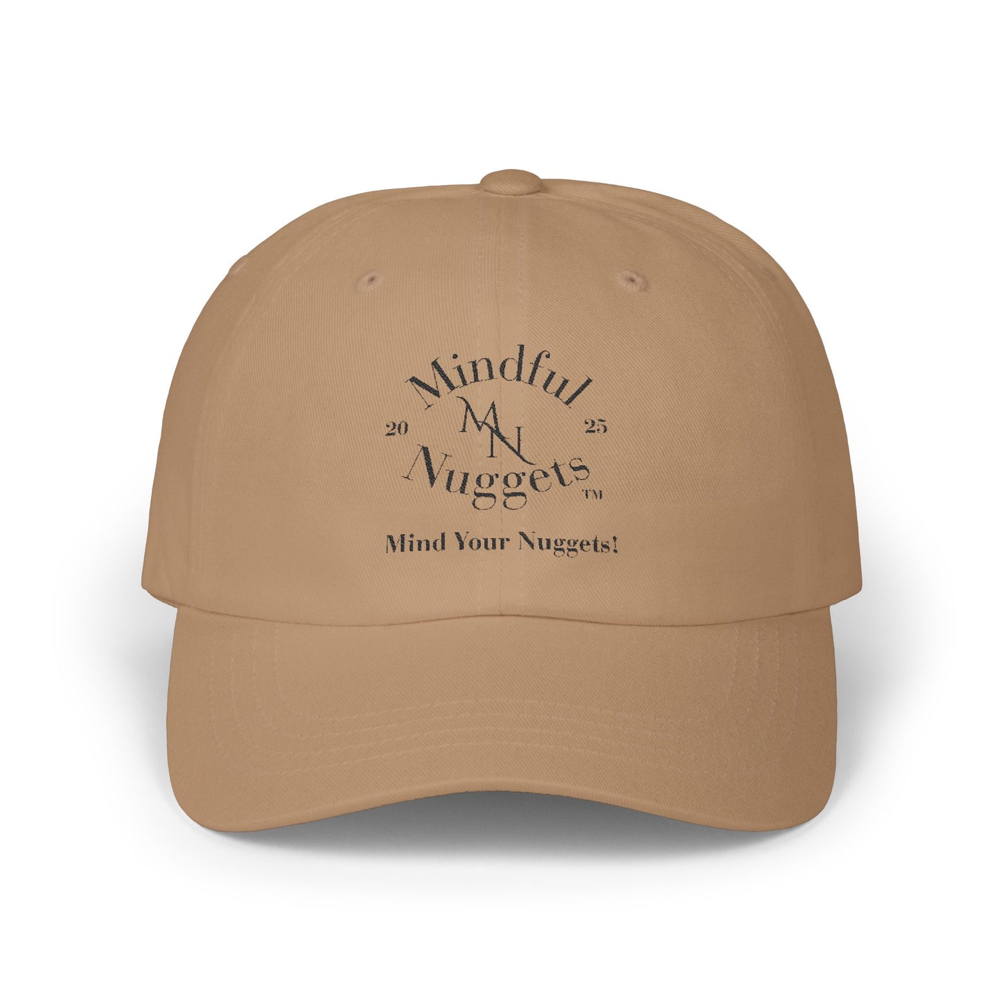 Mind Your Nuggets Classic Dad Cap - Trendy White Hat for Casual Style