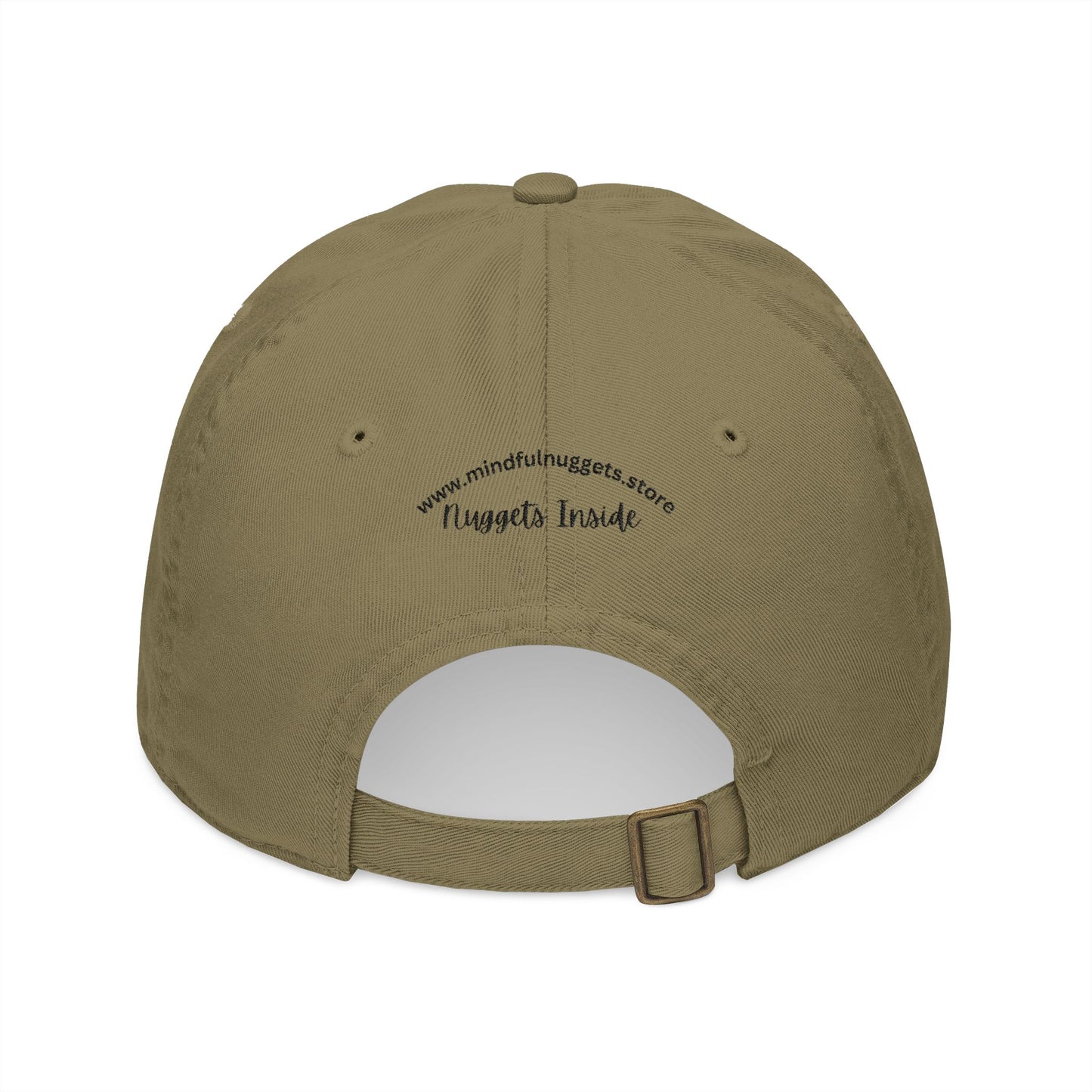 Mindful Nuggets Organic Baseball Cap - Embroidered Adjustable Hat