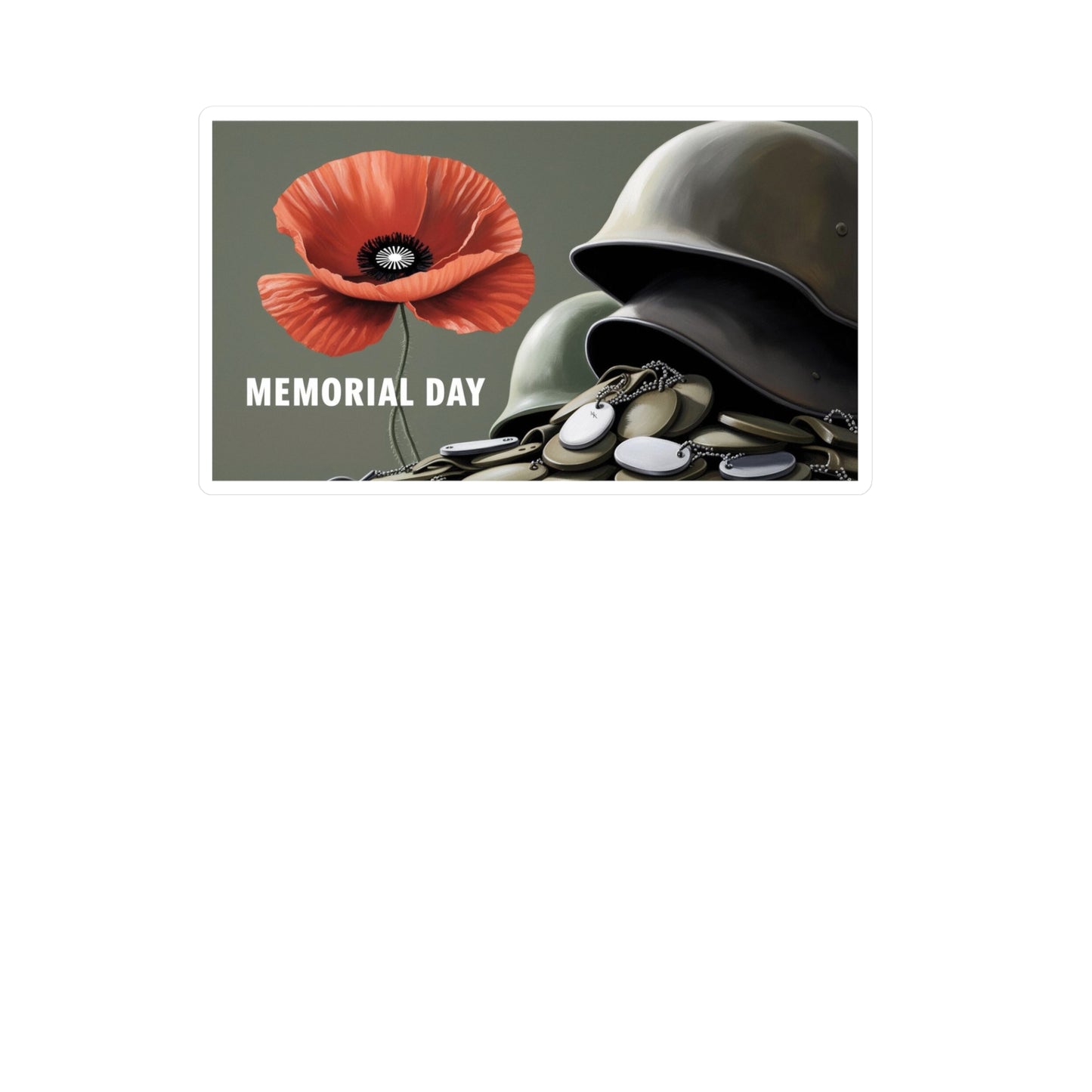 Memorial Day  Kiss-Cut Vinyl Decal “A Price Was Paid” – Mindful Nuggets™ Tribute Series