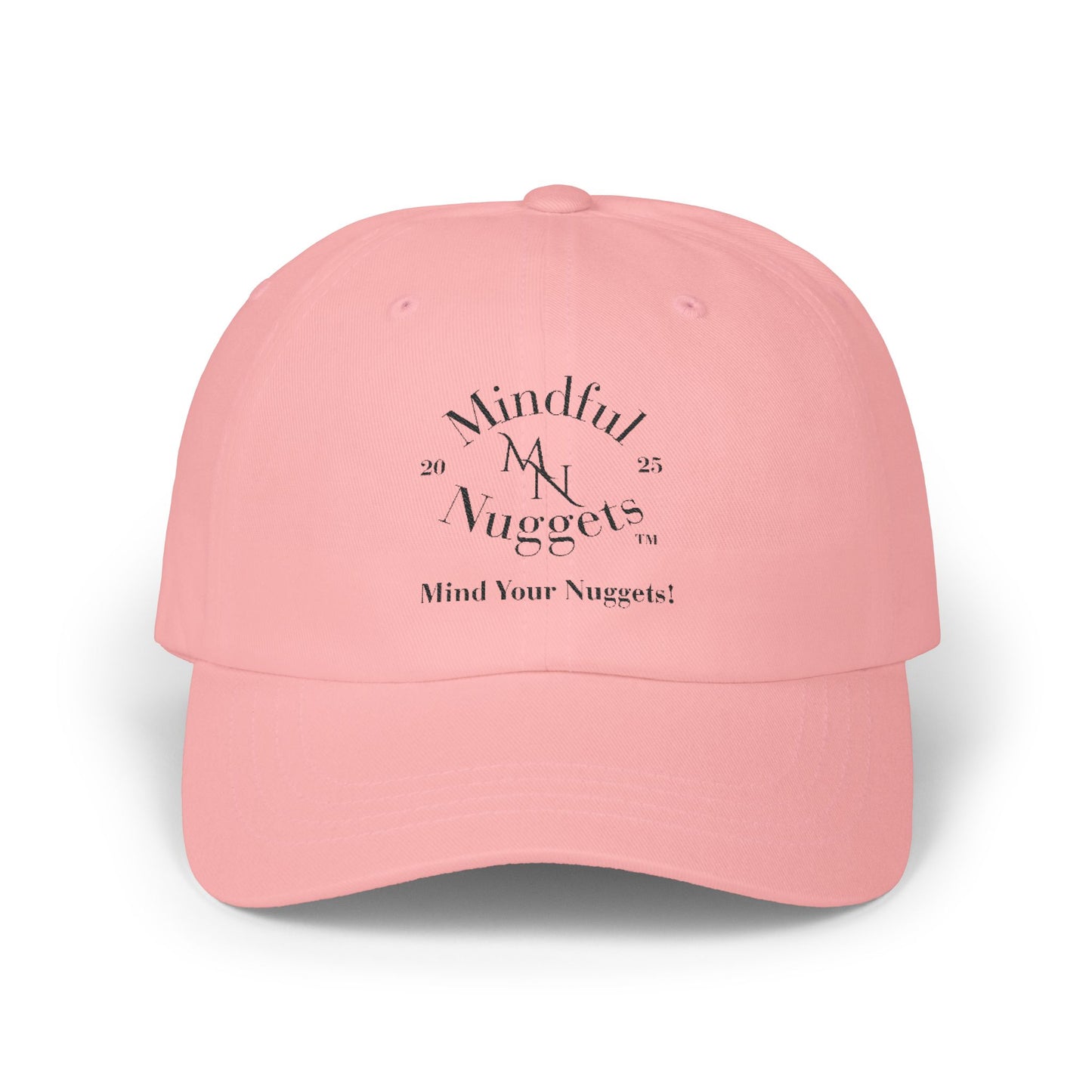 Mind Your Nuggets Classic Dad Cap - Trendy White Hat for Casual Style
