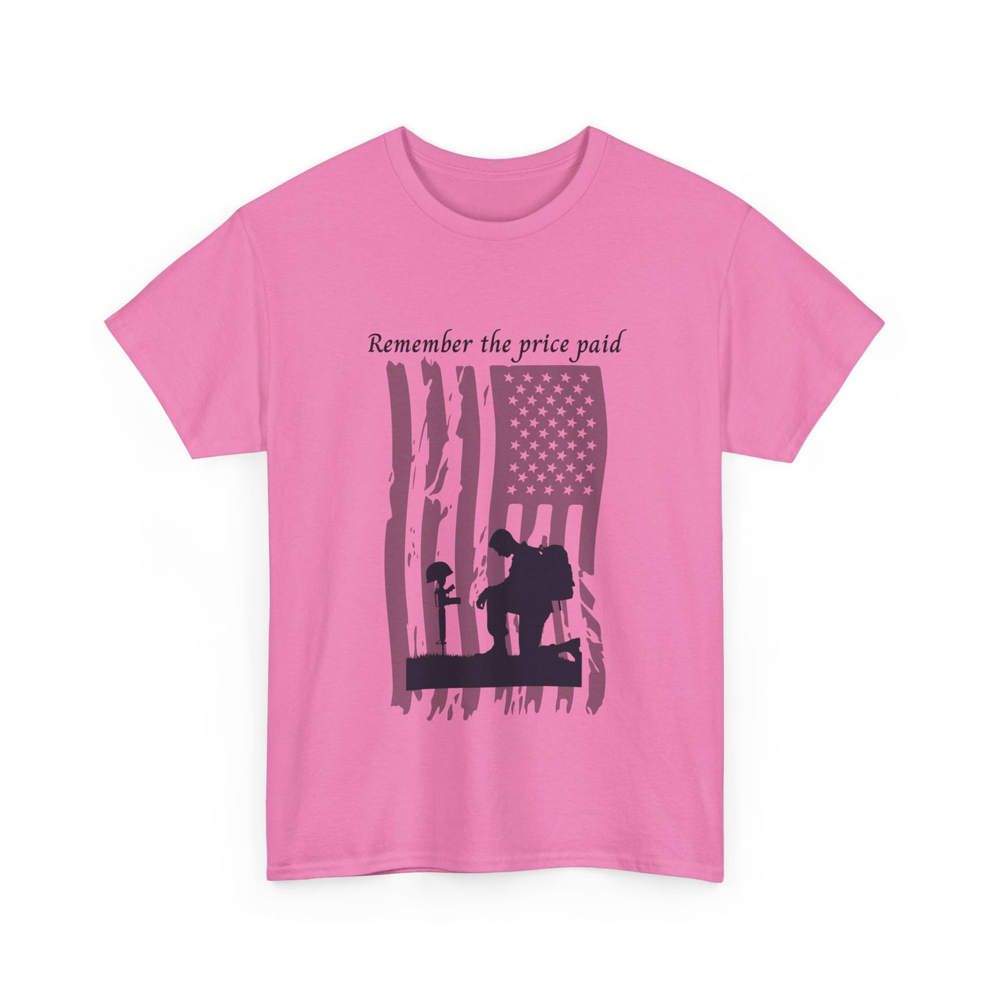 Patriotic Unisex Tee - Remember the Price Paid, Honor & Respect, Memorial Day Gift, Veteran’s Day Tee, Freedom Shirt