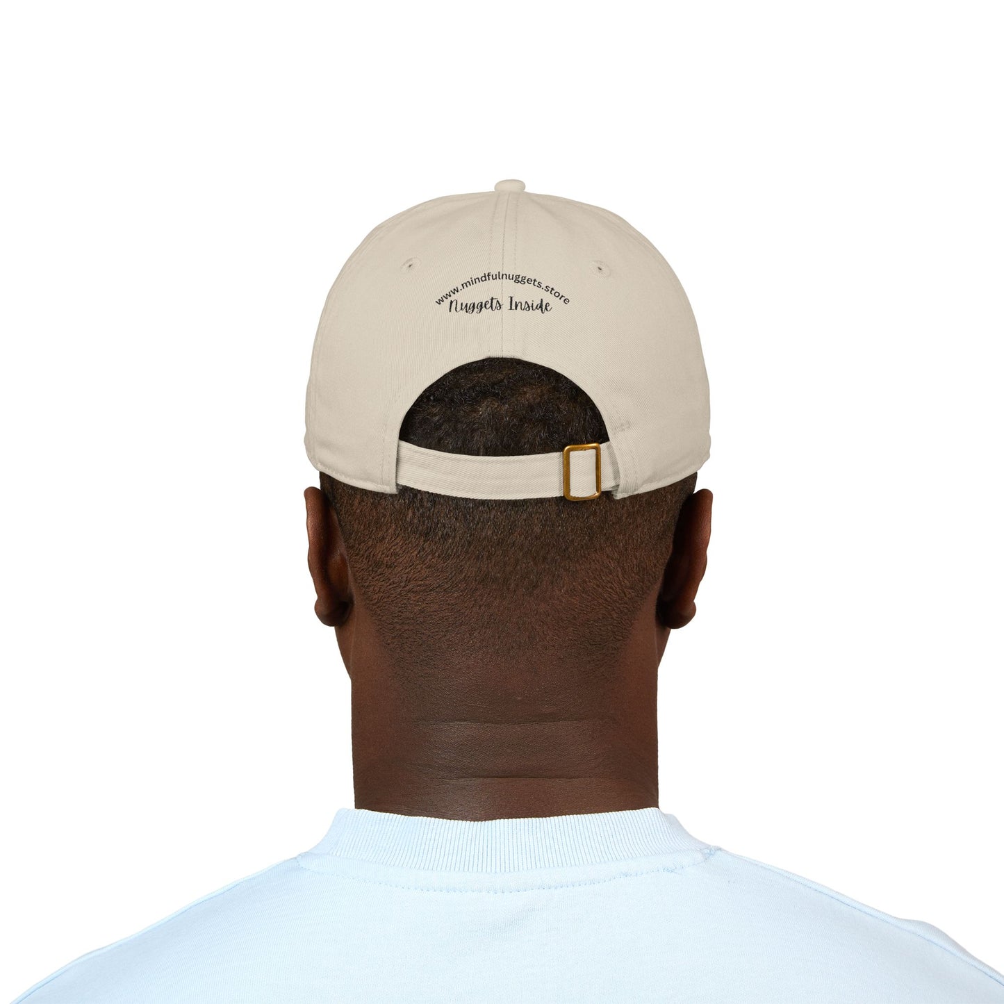 Mindful Nuggets Organic Baseball Cap - Embroidered Adjustable Hat