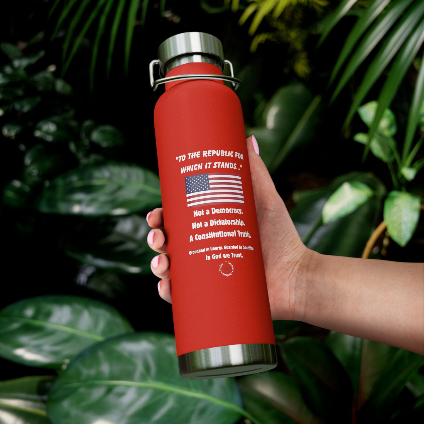 "To the Republic" 22oz Insulated Bottle – For Those Who Stand for Truth, Liberty & Legacy