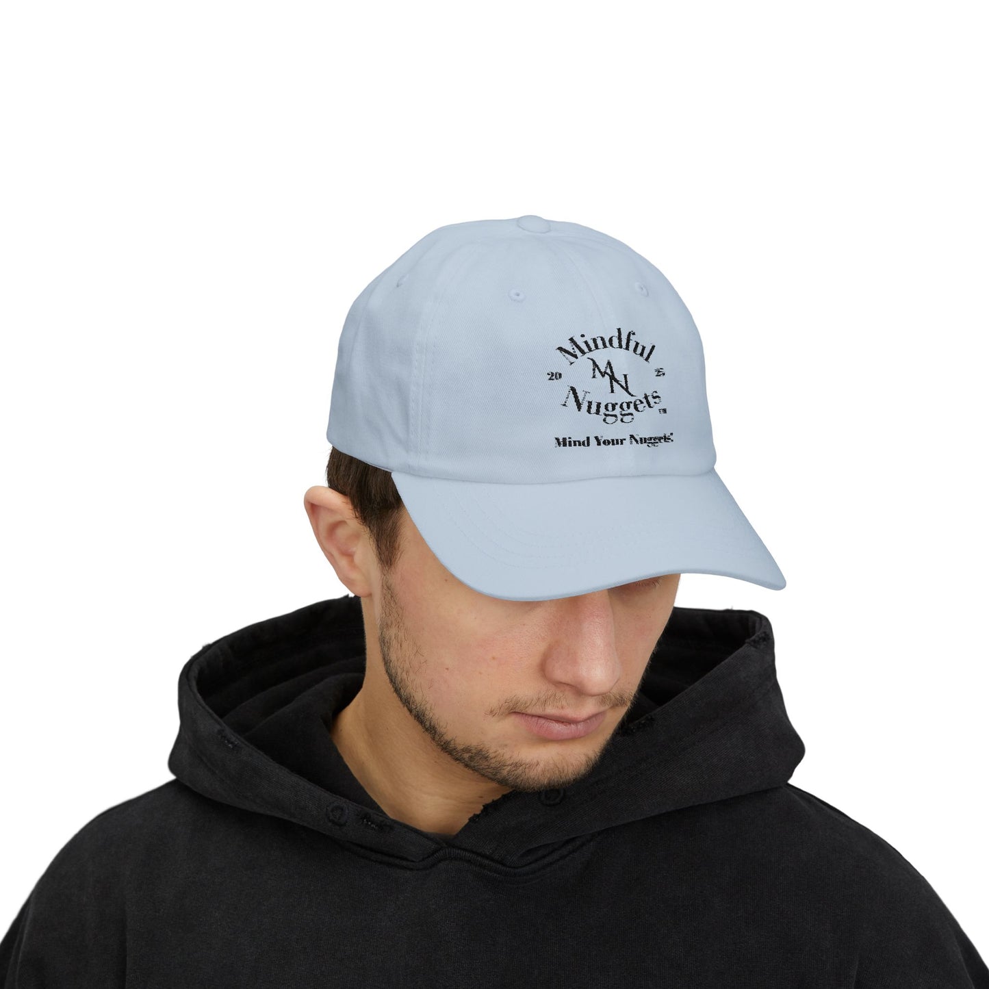 Mind Your Nuggets Classic Dad Cap - Trendy White Hat for Casual Style