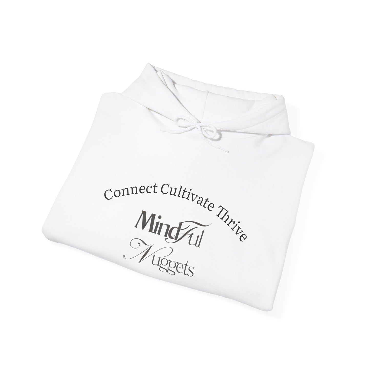 Mindful Nuggets Hoodie – Wisdom in a Bite, Scan to Taste - Unisex Heavy Blend™ Hooded Sweatshirt