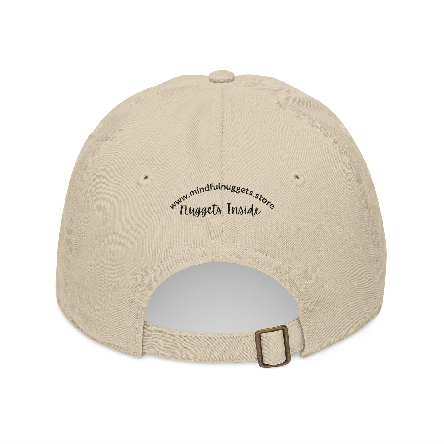 Mindful Nuggets Organic Baseball Cap - Embroidered Adjustable Hat