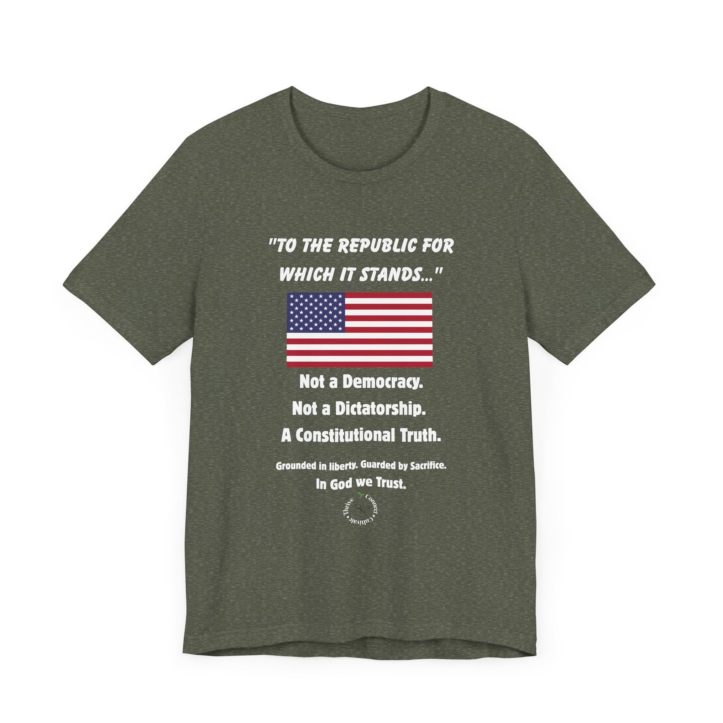 USA Republic Tee – A Shirt That Remembers Why We Stand- Independence Day Shirt, Casual Wear, Summer Style, Gift for Veterans