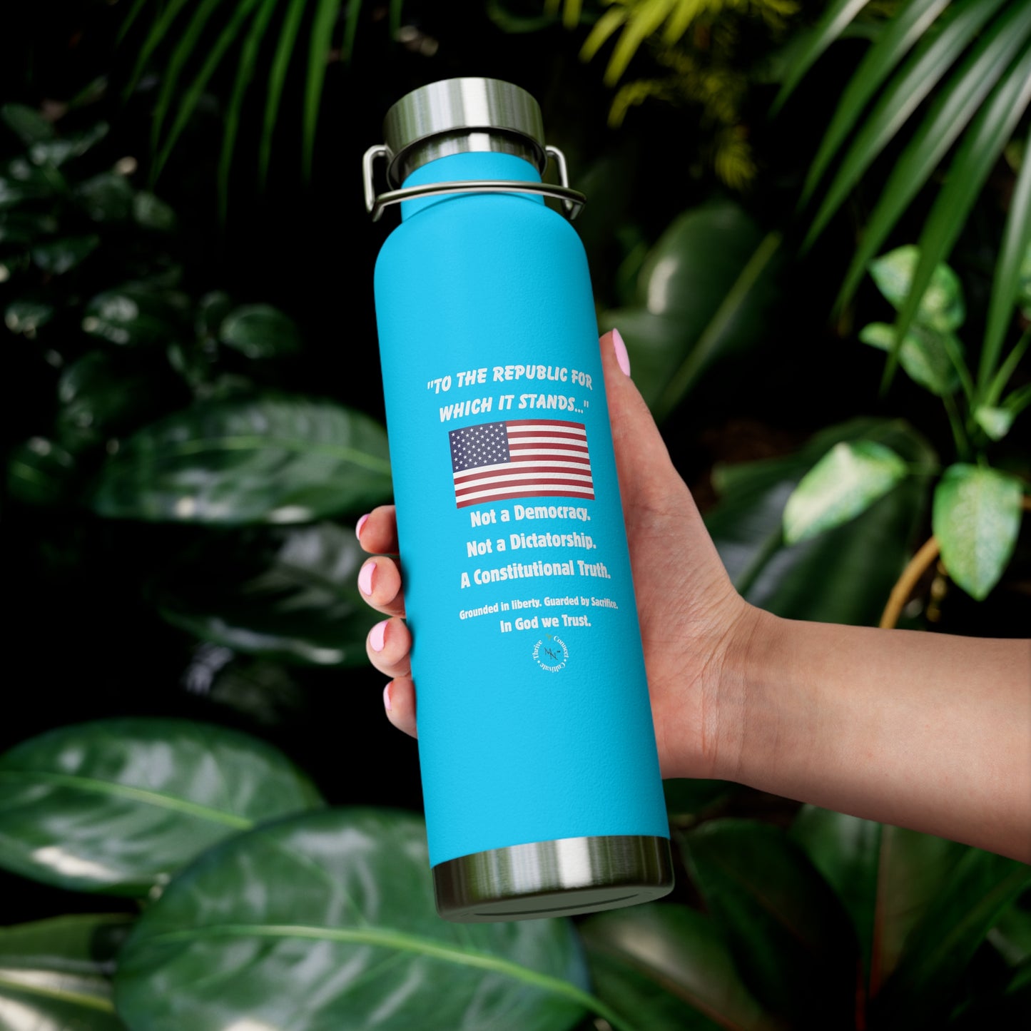 "To the Republic" 22oz Insulated Bottle – For Those Who Stand for Truth, Liberty & Legacy